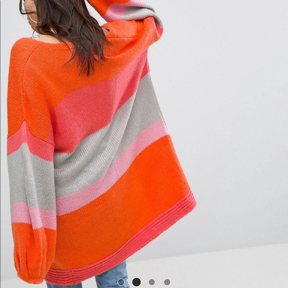 PrettyLittleThing Color block cardigan - Picture 2 of 4